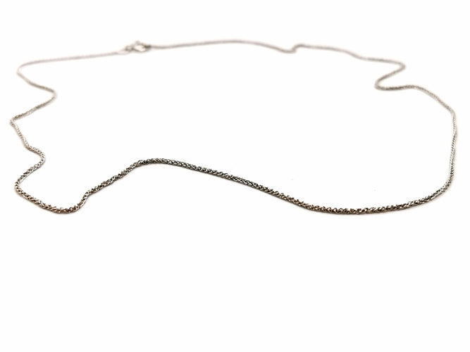 Collier Collier Maille palmier Or blanc 58 Facettes 1152853CD