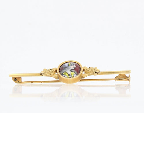 Broche Broche barrette émail de Limoges 58 Facettes 15-225