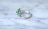 Bague Bague marguerite émeraude & diamants 58 Facettes