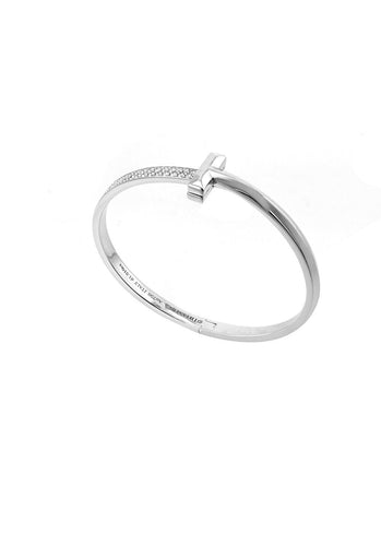Bracelet Bracelet TIFFANY & CO Jonc T1 en Or Blanc 750/1000 58 Facettes 61836-57680