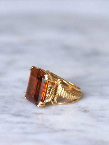 Bague de cocktail saphir synthétique 58 Facettes