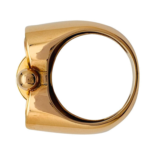 Bague 57 Bague tank or rose, blanc et diamants. 58 Facettes 31900