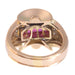 Bague 56 Bague avec rubis et diamants 58 Facettes 20027-0055