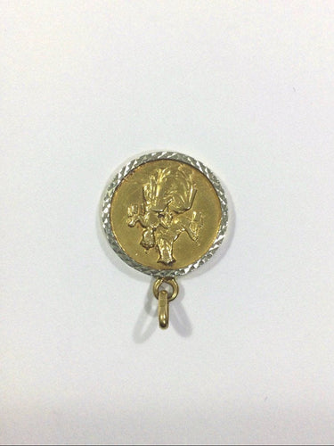 Pendentif Médaille Du Scapulaire En Or 58 Facettes 948944