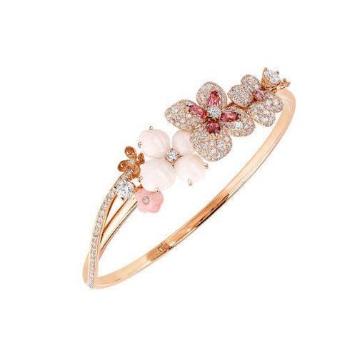 Bracelet CHAUMET - Bracelet Hortensia opale, diamants, tourmaline 58 Facettes 082482