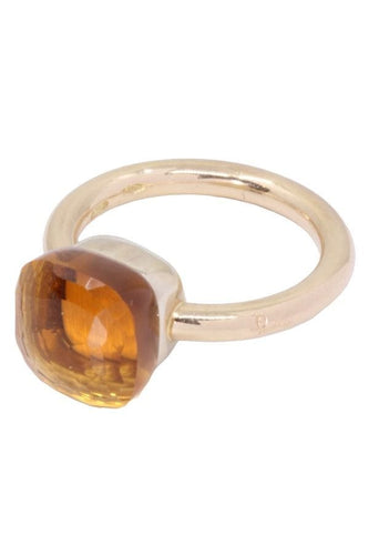 Bague 53 BAGUE POMELLATO NUDE CLASSIC CITRINE 58 Facettes 080561