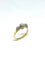 Bague Bague ancienne or jaune et blanc trilogie diamants 58 Facettes
