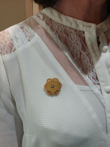 Broche BROCHE NAPOLÉON III PERLE 58 Facettes 056081