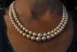 Collier Collier Double Rang De Perles De Culture, Diamants 58 Facettes 861600