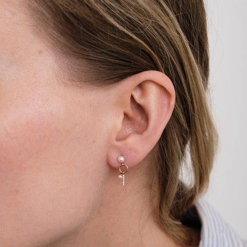 Boucles d'oreilles Boucles d'oreilles en Or rose & diamants 58 Facettes