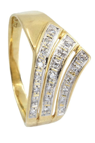 Bague BAGUE MODERNE DIAMANTS 58 Facettes 051361