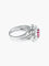 Bague 52 Bague Saphir rose et Diamants 58 Facettes