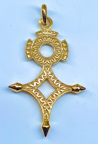 Pendentif Croix d’Agadez 58 Facettes AB192