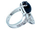 Bague BVLGARI. Bague Elisia or blanc diamants et onyx 58 Facettes