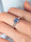 Bague 52 Bague Tanzanite Diamants 58 Facettes