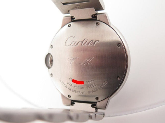 Montre montre CARTIER ballon bleu 36 mm quartz en acier palladie 58 Facettes 255024