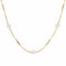 Collier Collier en or perles de cultures et fuseaux d'or 58 Facettes 21-583