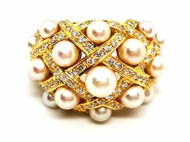 Bague 52 Bague Or jaune Perle 58 Facettes 1696404CN