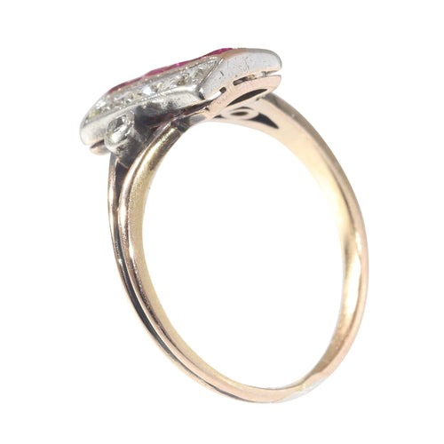 Bague 57 Bague diamant et rubis 58 Facettes 22321-0041