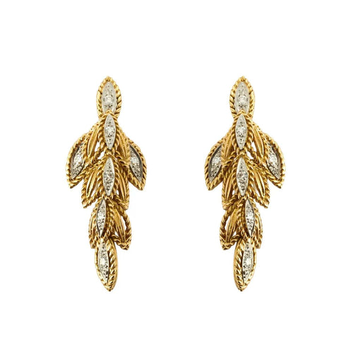 Boucles d'oreilles Boucles d'oreilles "Liv" Or jaune Diamants 58 Facettes BO/230043