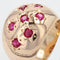 Bague 46 Bague vintage boule or rubis 58 Facettes 22-248