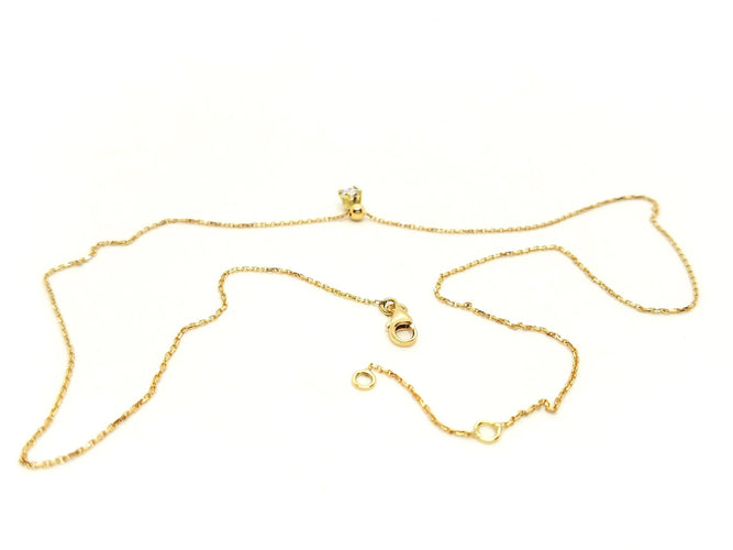 Collier Collier Chaîne + pendentif Or jaune Diamant 58 Facettes 579124RV