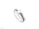 Bague 55 bague POMELLATO together double bague or blanc 18k saphir 58 Facettes 254410