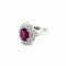 Bague Bague en grappe de diamants rubis de 1,94 carat certifiée par le domaine 58 Facettes
