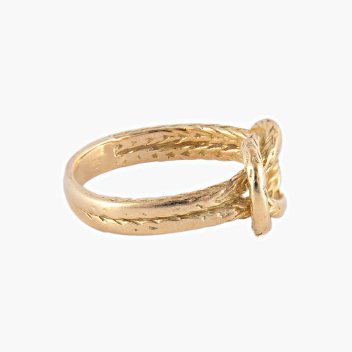 Bague Or Jaune BAGUE « CORDAGE » OR JAUNE 58 Facettes BO/220048