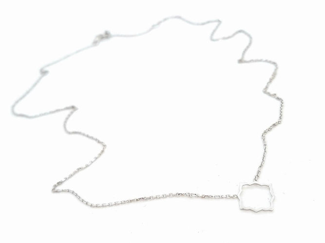 Collier Collier Transparence Or blanc 58 Facettes 578935RV
