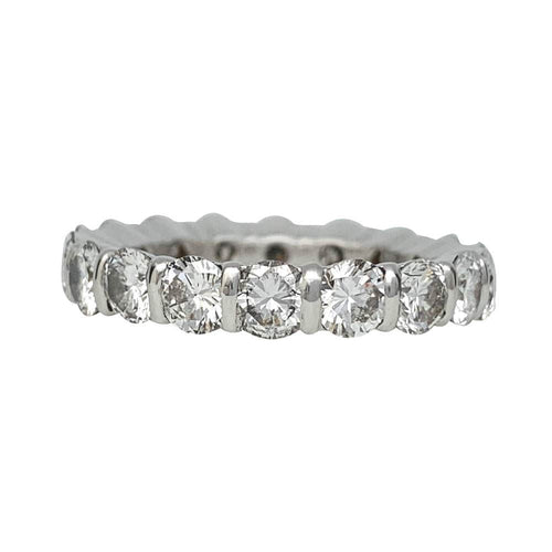 Bague 52 Alliance or blanc et diamants. 58 Facettes 31103