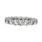Bague 52 Alliance or blanc et diamants. 58 Facettes 31103