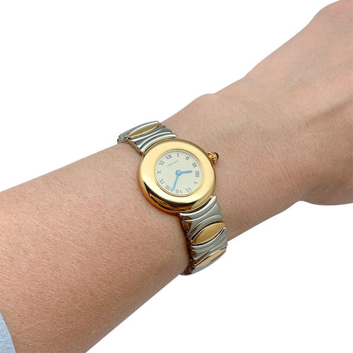 Montre Montre Cartier, "Colisée", or jaune, acier. 58 Facettes 31182