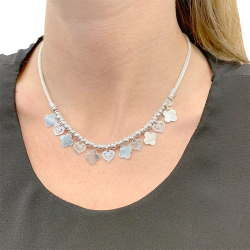 Collier Collier O.J.Perrin, "Légendes", or blanc. 58 Facettes 32889