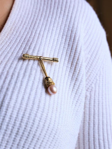 Broche Broche Or jaune Perle 58 Facettes 1530157CN