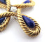 Broche broche VAN CLEEF & ARPELS pendentif croix cabochon lapis lazuli diamants 58 Facettes 257360