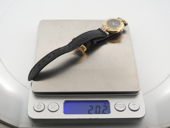 Montre vintage montre must de CARTIER colisee vermeil or 23mm quartz 58 Facettes 253348