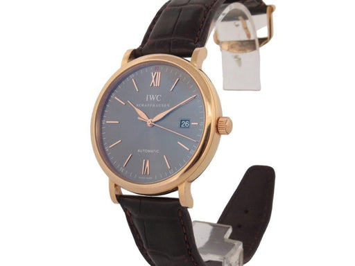 Montre montre IWC portofino iw356511 en or rose 18k automatique 40 mm 58 Facettes 249124