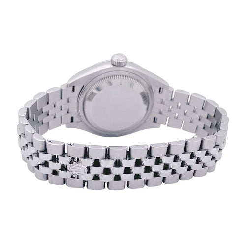 Montre Montre Rolex "Datejust", acier, or blanc et diamants. 58 Facettes 33470