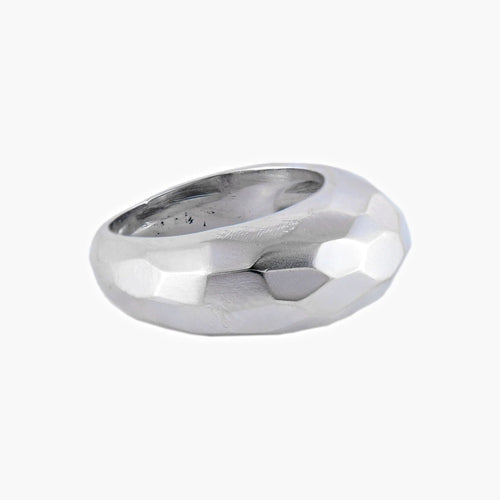 Bague 51 / Or Blanc BAGUE "FACETTE" OR BLANC 58 Facettes BO/220020 RIV