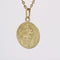 Pendentif Médaille scapulaire or jaune signée Lasserre 58 Facettes CVP87