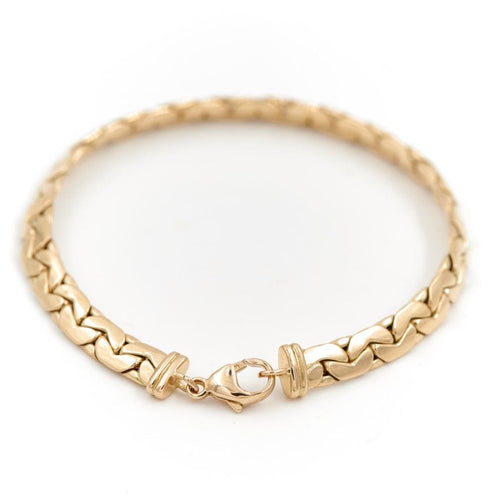Bracelet Bracelet Maille haricot Or jaune 58 Facettes 1831818CN