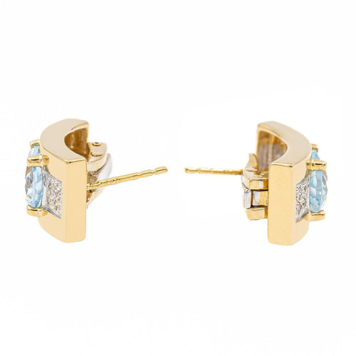 Boucles d'oreilles Balmain Boucles d'oreilles Or jaune Topaze 58 Facettes 2283963CN