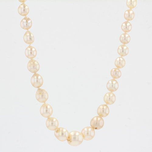 Collier Collier de perles ancien en chute 58 Facettes 16-121