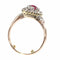 Bague 53 Bague, Diamant, rubis 58 Facettes 22298-0136