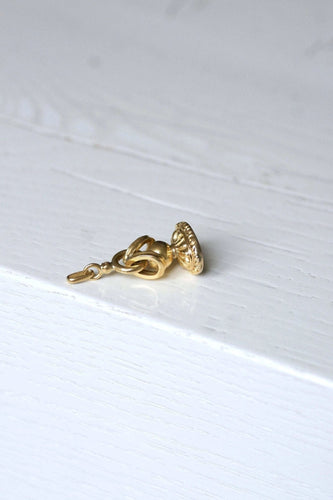 Pendentif Pendentif ancien sceau cachet victorien en or jaune 58 Facettes