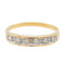 Bague 61 Bague Demi alliance Or jaune Diamant 58 Facettes 2674779CN