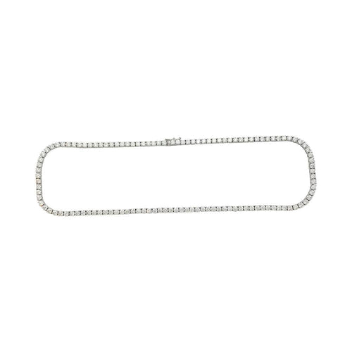 Collier Collier rivière diamants en or blanc. 58 Facettes 31822