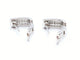Boucles d'oreilles Boucles d'oreilles Or blanc Diamant 58 Facettes 06215CD