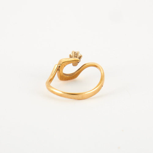 Bague 52 Bague en Or jaune & diamants 58 Facettes